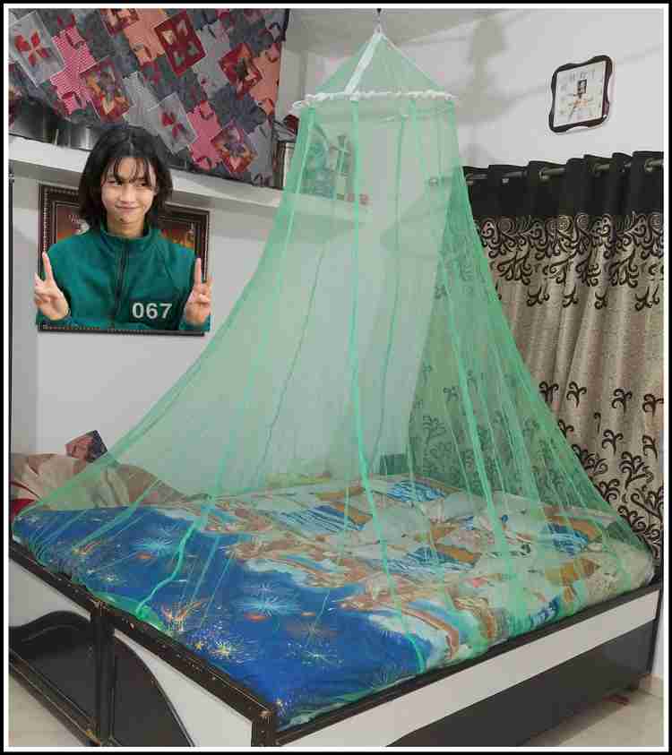 Cregga Hub Nylon Adults Washable GREEN DOUBLE BAD ROUND 7x7
