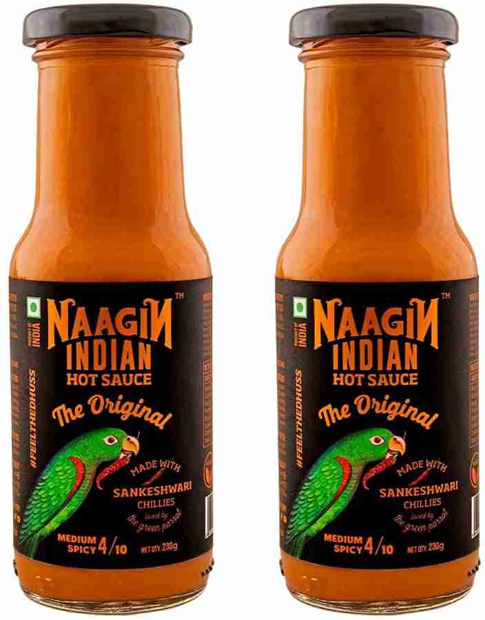 NAAGIN Original Indian Hot Chilli Spicy Sauce Pack Of Two Sauces Price in India Buy NAAGIN Original Indian Hot Chilli Spicy Sauce Pack Of Two Sauces online at Flipkart