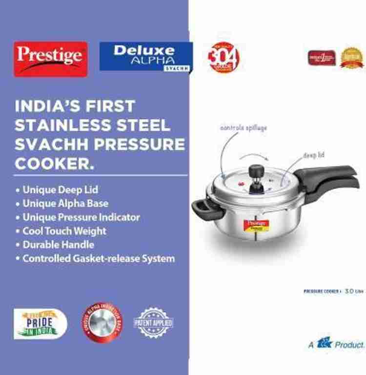 Prestige pressure cooker stainless steel 5 litre weight new arrivals