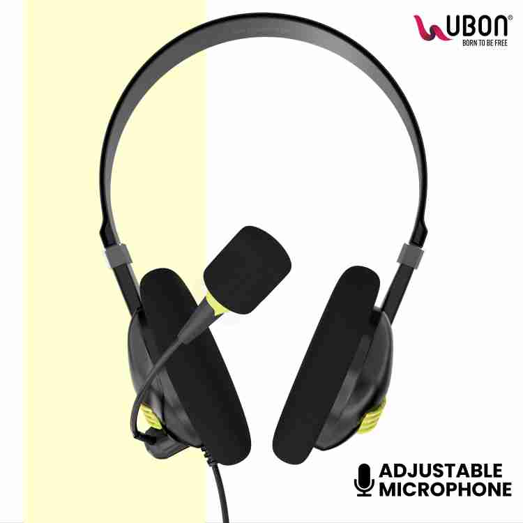 Ubon Computer Headphone UB 1760 with Flexible Mic Wired Price in India Buy Ubon Computer Headphone UB 1760 with Flexible Mic Wired Online Ubon Flipkart