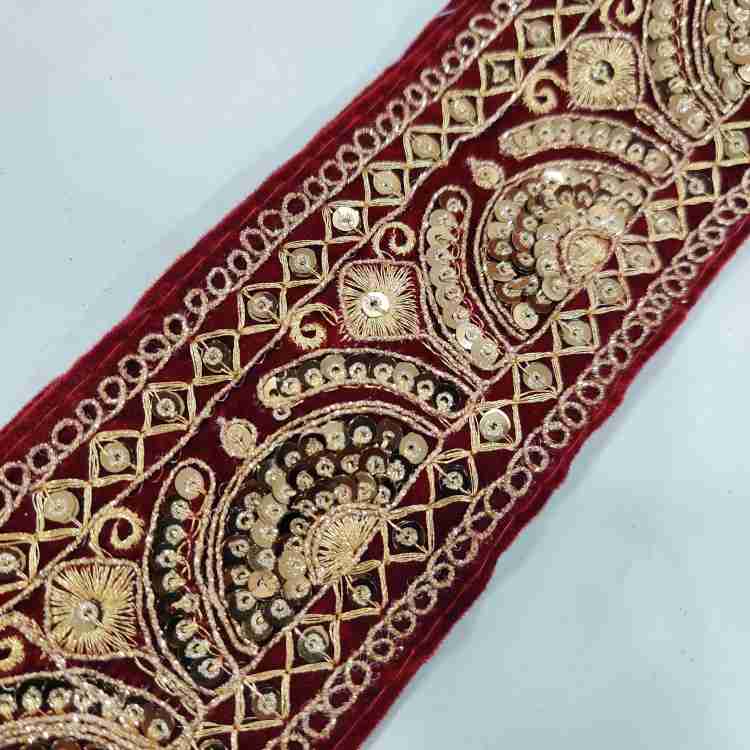 Maroon Color Lace 