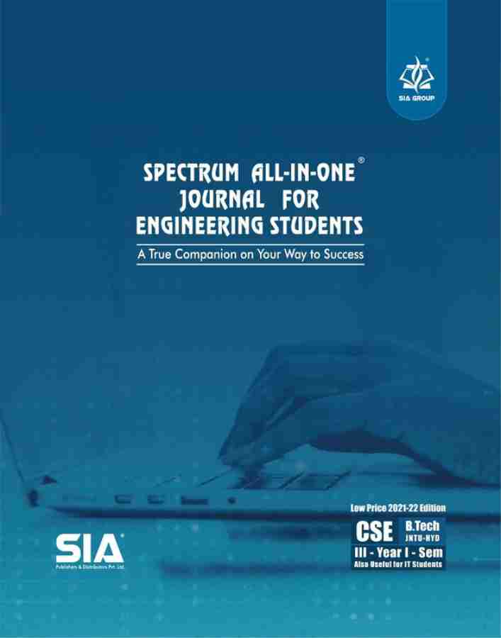 B.Tech III Year I Sem CSE Spectrum All In One Journal JNTU