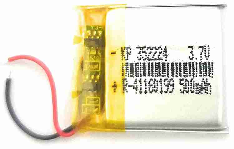 kp 352224 3.7v 500mah rechargeable for Bluetooth Speaker handsfree Bluetooth headphone Battery kp Flipkart