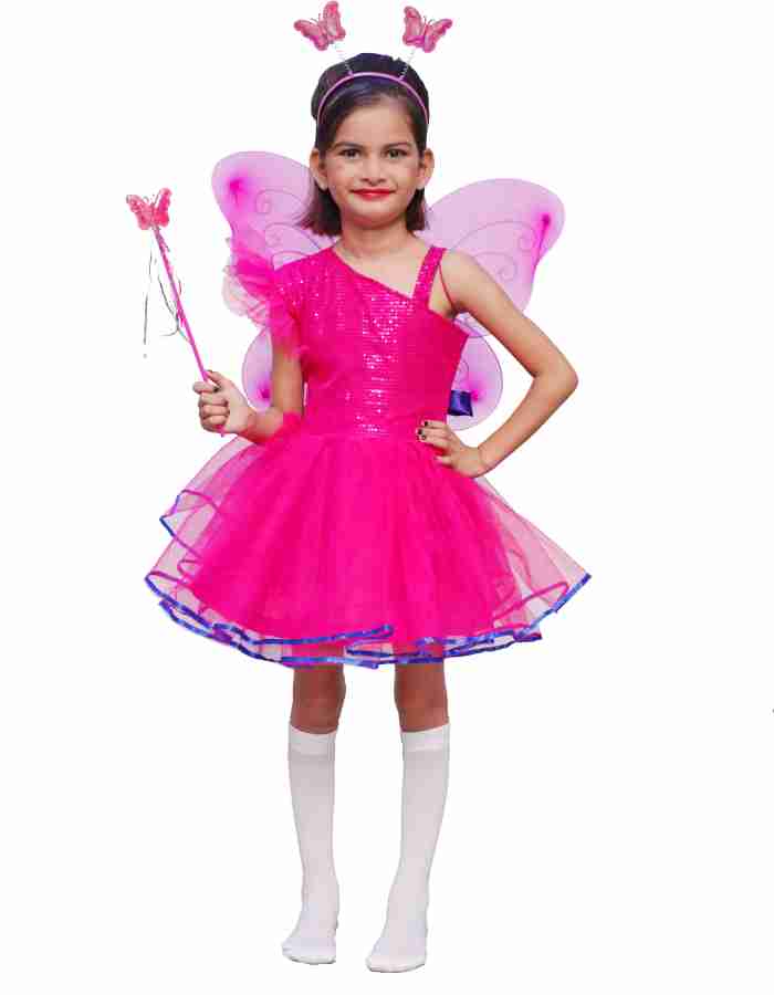 ITSMYCOSTUME Princess Fairy Butterfly Pari Costume Dress for Kids Girls Barbie Angel Dress Kids Costume Wear Price in India Buy ITSMYCOSTUME Princess Fairy Butterfly Pari Costume Dress for Kids Girls ...