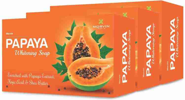 MORVIN INDIA Papaya Skin Whitening Soap Price in India Buy