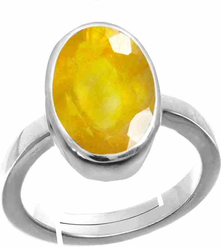 Yellow sapphire 7.25 ratti price hot sale