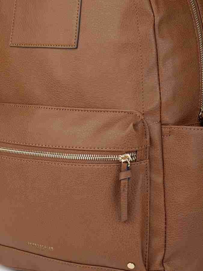 ACCESSORIZE LONDON Dome Backpack 40 L Free Size Backpack TAN Price in India Flipkart