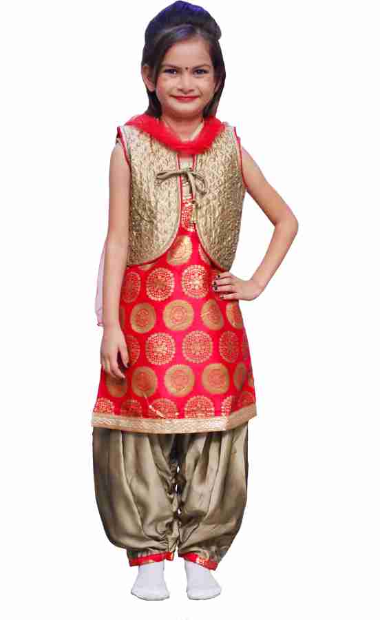 Baisakhi dress for girl best sale