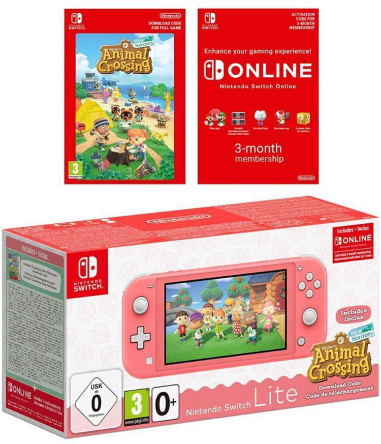 Nintendo Switch Lite (コーラル) & ドラクエセット Joshinオリジナル特典付】Nintendo Switch Lite コーラル