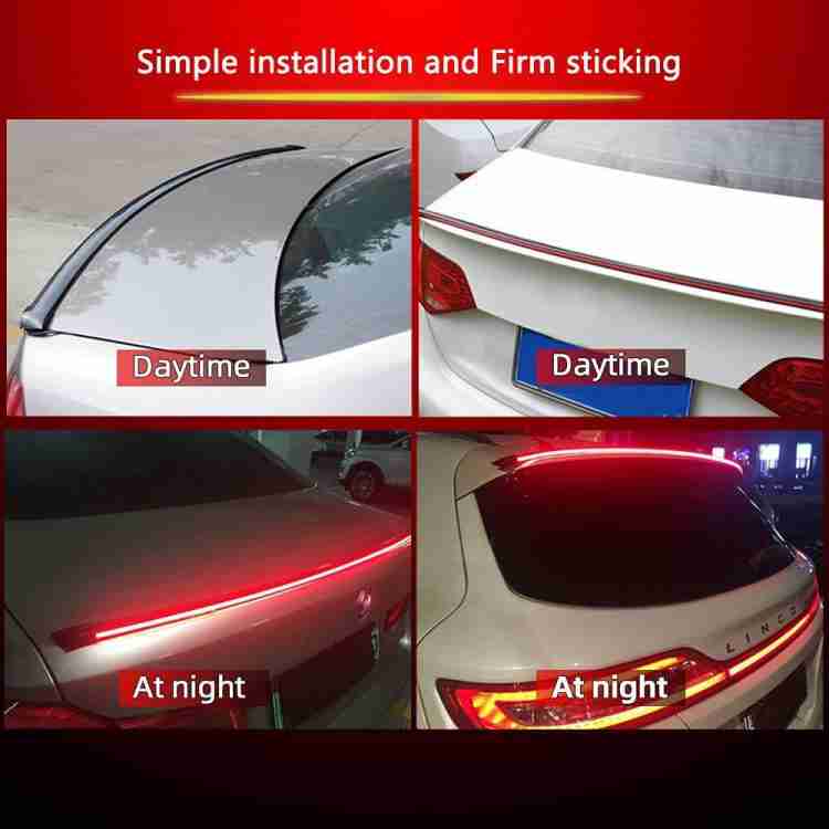 Car Accessories Universal Small Rear Spoiler Wing Tailligh Reflectors Trim  30CM