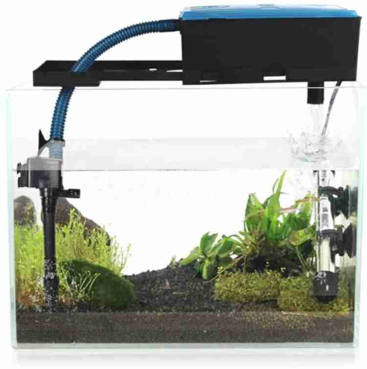 Aquarium hood filter clearance