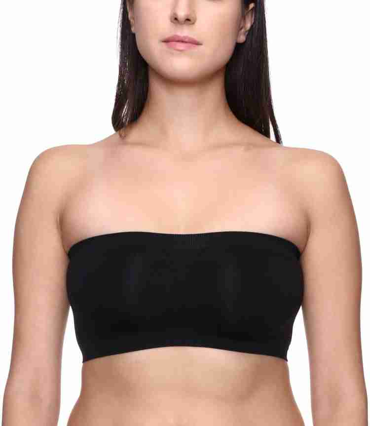 Women's Seamless Strapless Bra Bandeau Tube Top Bra (Non Padded)