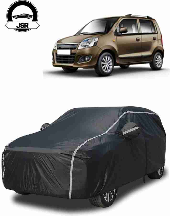 J S R Car Cover For Maruti Suzuki WagonR With Mirror Pockets