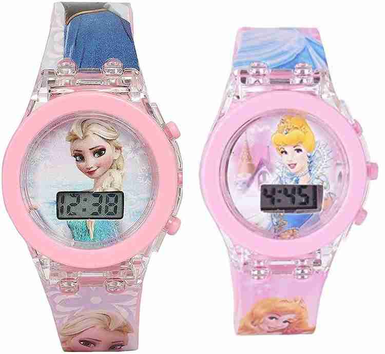 Style Freak Frozen Princess Kids Digital Led Glowing Light Watch