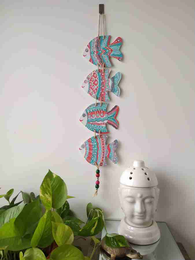 Fevicryl Dot Art DIY Kit, Fish Wall Hanging