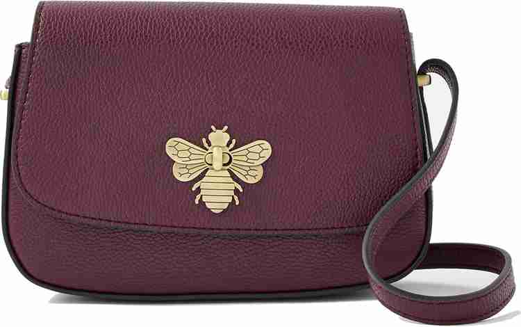 ACCESSORIZE LONDON Multicolor Sling Bag Britney Bee Cross Body Body BURGUNDY Price in India Flipkart