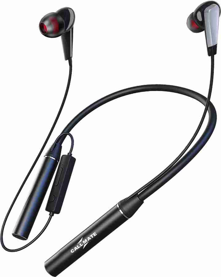 Callmate Bassline 120 hours Backup Wireless Neckband TF Card IPX5 Bluetooth Price in India Buy Callmate Bassline 120 hours Backup Wireless Neckband TF Card IPX5 Bluetooth Online Callmate Flipkart