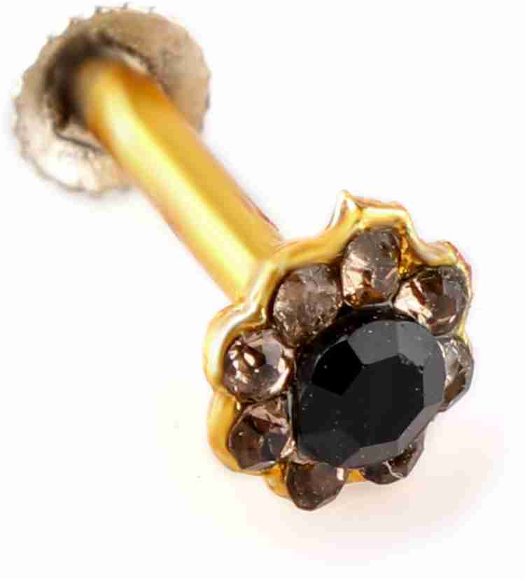 Matrashakti Gold plated Plated Brass Nose Ring Price in India Buy Matrashakti Gold plated Plated Brass Nose Ring Online at Best Prices in India Flipkart