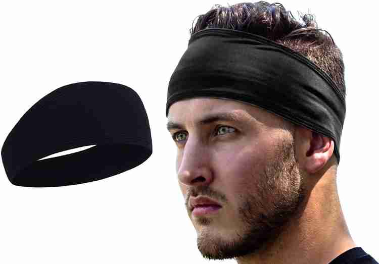 Bismaadh Sports Headband for Running Soccer Football or Long Hair Wide Quick Dry Running Headband Workout Headband for Women and Men Head Band Price in India Buy Bismaadh Sports
