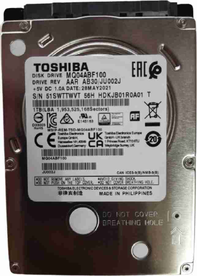 Toshiba disk drive on sale mq04abf100