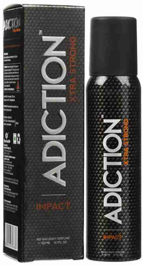 ADICTION Impact Xtra Strong No Gas Body Perfume 122ml Body Spray