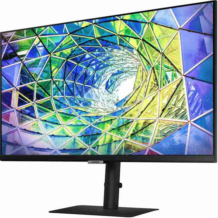 SAMSUNG 27 inch UHD LED Backlit IPS Panel with Height Adjustable Stand,  HDR10, Anti-Flicker High Resolution Monitor (LS27A800UJWXXL)