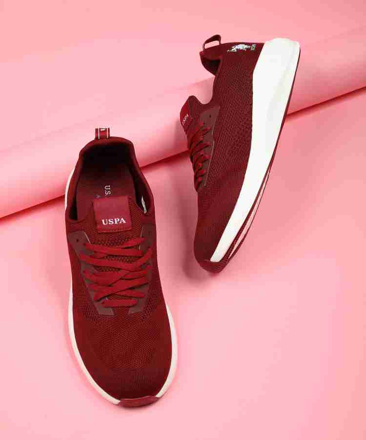 Burgundy discount polo shoes