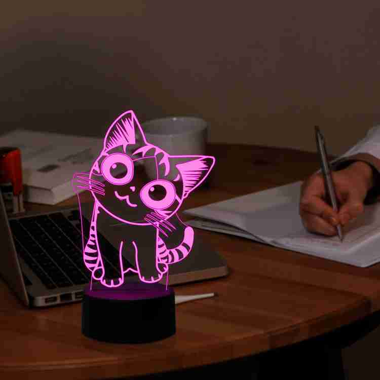 Cute cat sale lamp