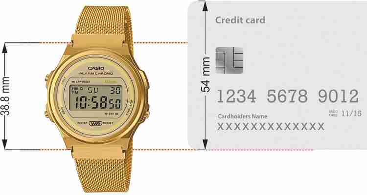 CASIO A171WEMG 9ADF Vintage Series Digital Watch For Men Women