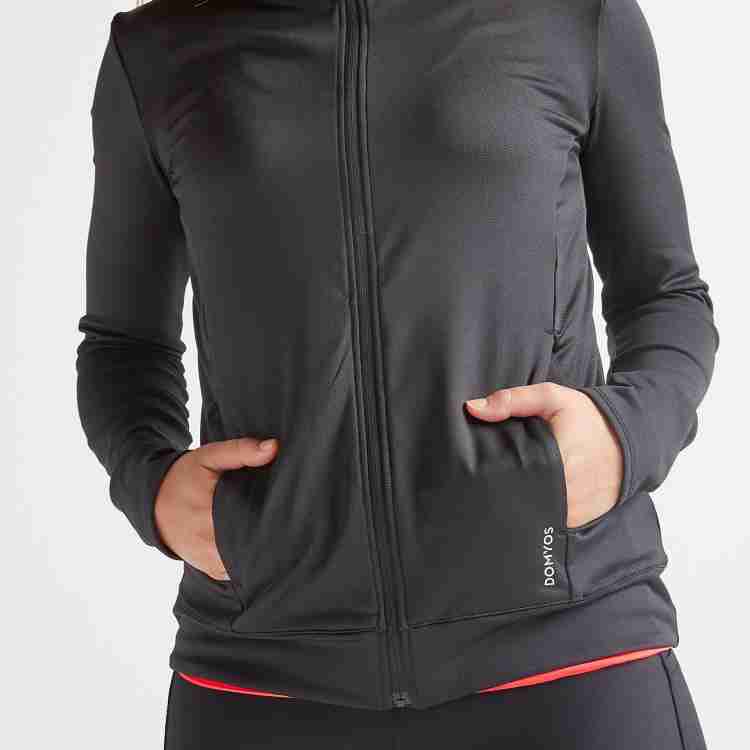 DOMYOS by Decathlon Full Sleeve Self Design Women Sports Jacket Buy DOMYOS by Decathlon Full Sleeve Self Design Women Sports Jacket Online at Best Prices in India Flipkart