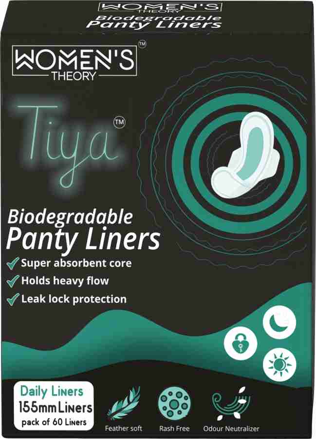 Biodegradable panty liners