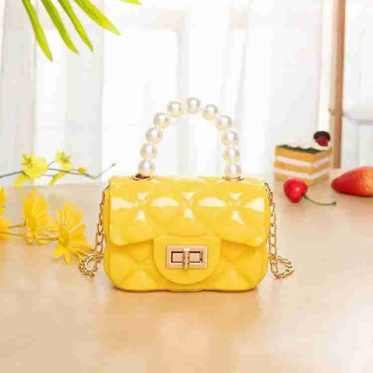 Yellow cheap jelly purse