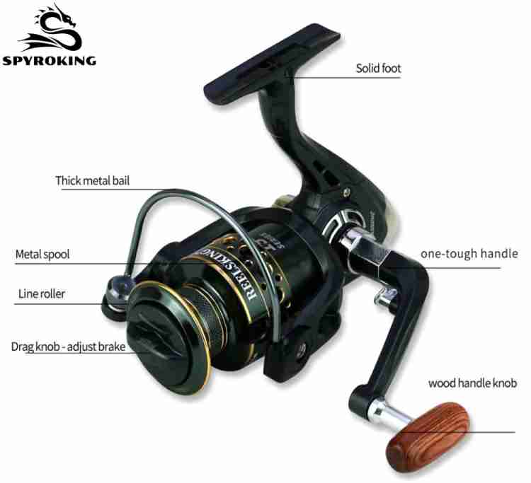 Fly Fishing Reels2 RUNCL Spinning Fishing Reel ANCOHUMA Powerful 26 LB Max  Drag 7+1 Stainless BB 6.2 1 CNC Aluminum Alloy Spool Colorful Ceramic  LiL23118 From 52,09 €