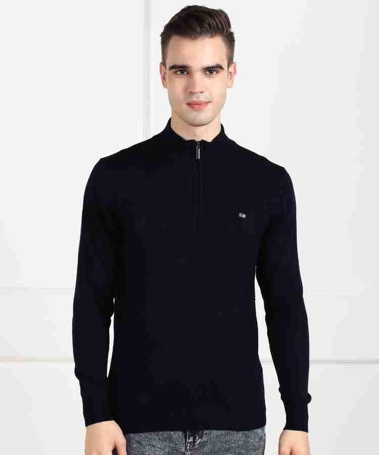 Arrow Sport Self Design High Neck Casual Men Blue Sweater Buy Arrow Sport Self Design High Neck Casual Men Blue Sweater Online at Best Prices in India Flipkart