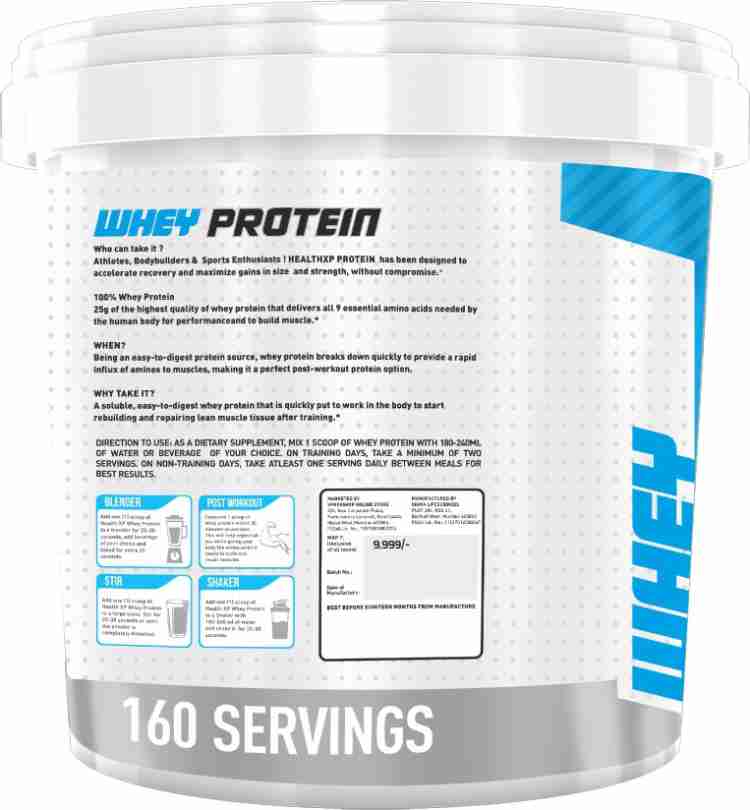 HEALTHXP Essential Series 100% Whey Protein Price in India - Buy HEALTHXP  Essential Series 100% Whey Protein online at