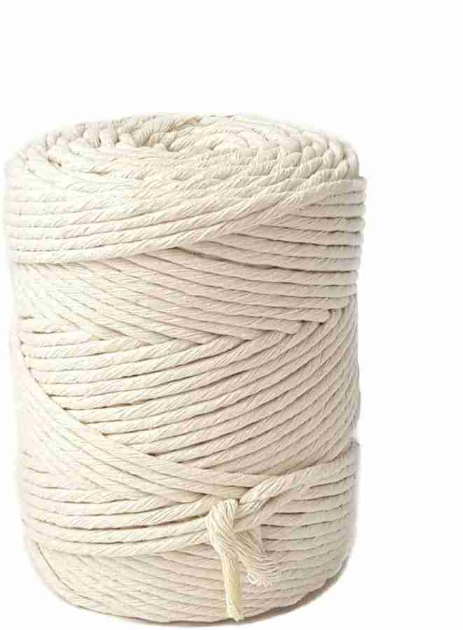 2mm/Natural/100m (about 125g) Single-Strand fair trade organic cotton  macrame cord made in Japan