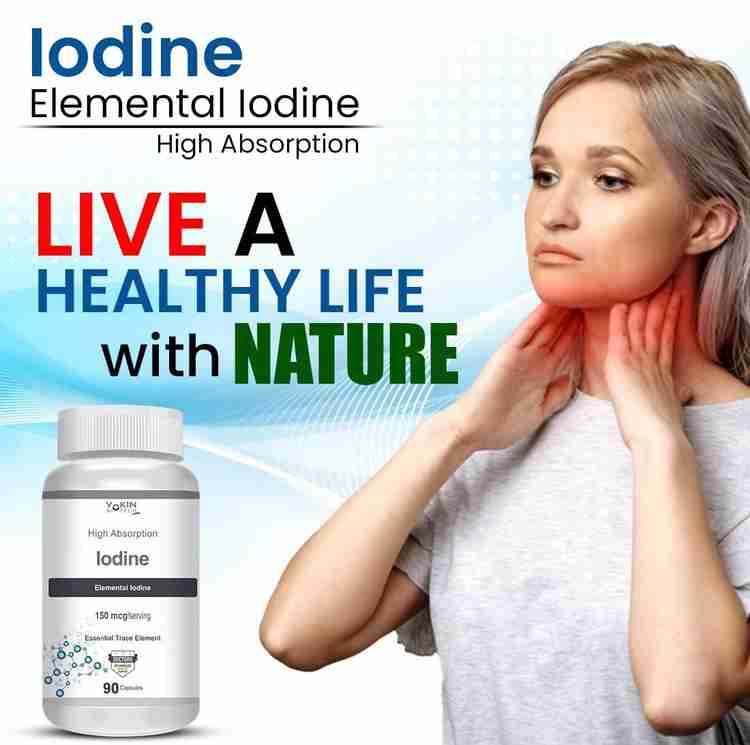 Vokin Biotech Iodine Supplement to Support Thyroid Maintain Healthy Cellular Metabolism Price in India Buy Vokin Biotech Iodine Supplement to Support Thyroid Maintain Healthy Cellular Metabolism onlin...