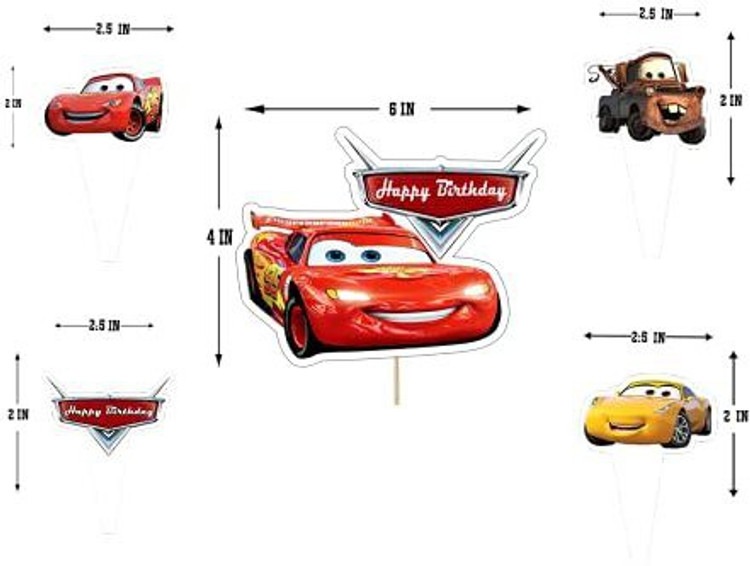 the-party-shoppy-mcqueen-car-theme-happy-birthday-cake-toppers-set-5pcs-for-boys-kids-parties-1st-first-bday-decorations-girls-toddlers-babies-birth-day-cake-decor-items-cake-topper-price-in-india-buy for Cars Cake Topper Printable Free The Party Shoppy McQueen Car Theme Happy Birthday Cake Toppers Set 5Pcs for Boys,Kids Parties/1st, First Bday Decorations/Girls, Toddlers, Babies Birth Day Cake Decor Items Cake Topper Price in India - Buy for Cars Cake Topper Printable Free