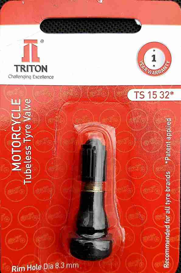 TRITON Motorcycle Tube Type To Tubeless Conversion Valve SET OF 2 Front Rear Alloy Plastic Honda Shine Motorbike Tyre Rim Price in India Buy TRITON Motorcycle Tube Type To Tubeless Conversion