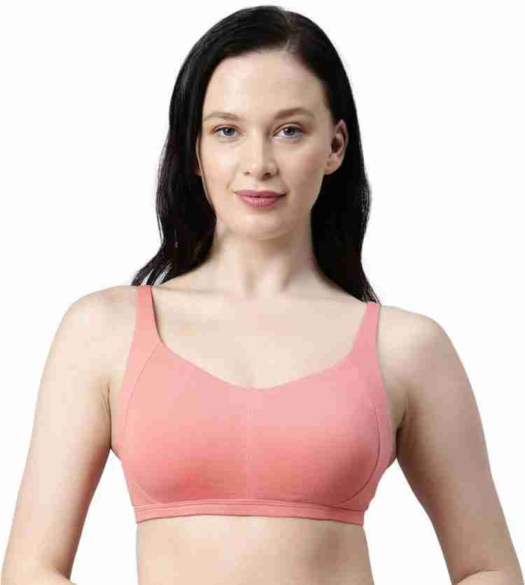 Enamor Full Coverage, Wirefree A058 Eco-antimicrobial Cotton Women Minimizer  Lightly Padded Bra - Buy Enamor Full Coverage, Wirefree A058  Eco-antimicrobial Cotton Women Minimizer Lightly Padded Bra Online at Best  Prices in India