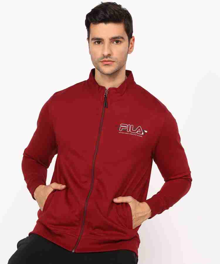 FILA Full Sleeve Solid Men Jacket Buy FILA Full Sleeve Solid Men