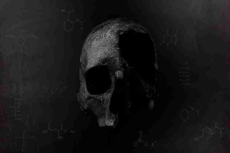 Dark 2025 skull wallpaper
