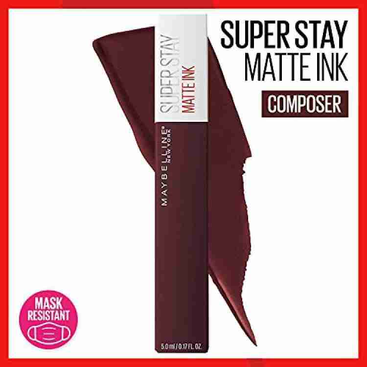 Maybelline New York SuperStay Matte Ink, Liquid Lipstick, City Edition,  Originator, 0.17 Ounce