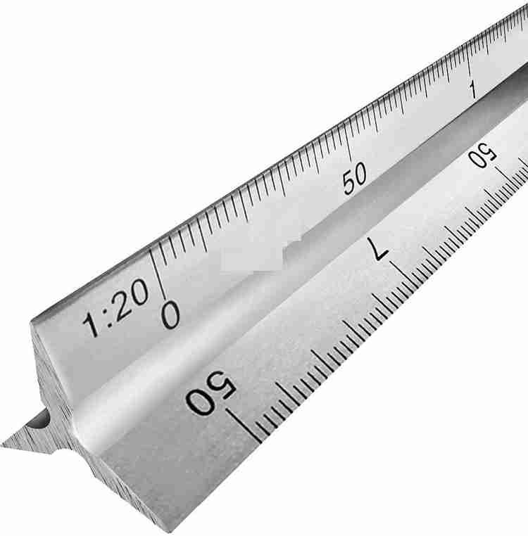 Aluminum 2025 scale ruler