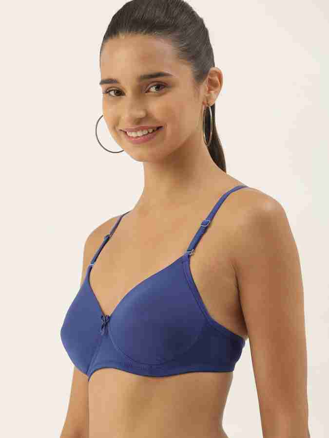 DressBerry Black Solid Underwired Lightly Padded Everyday Bra 021A