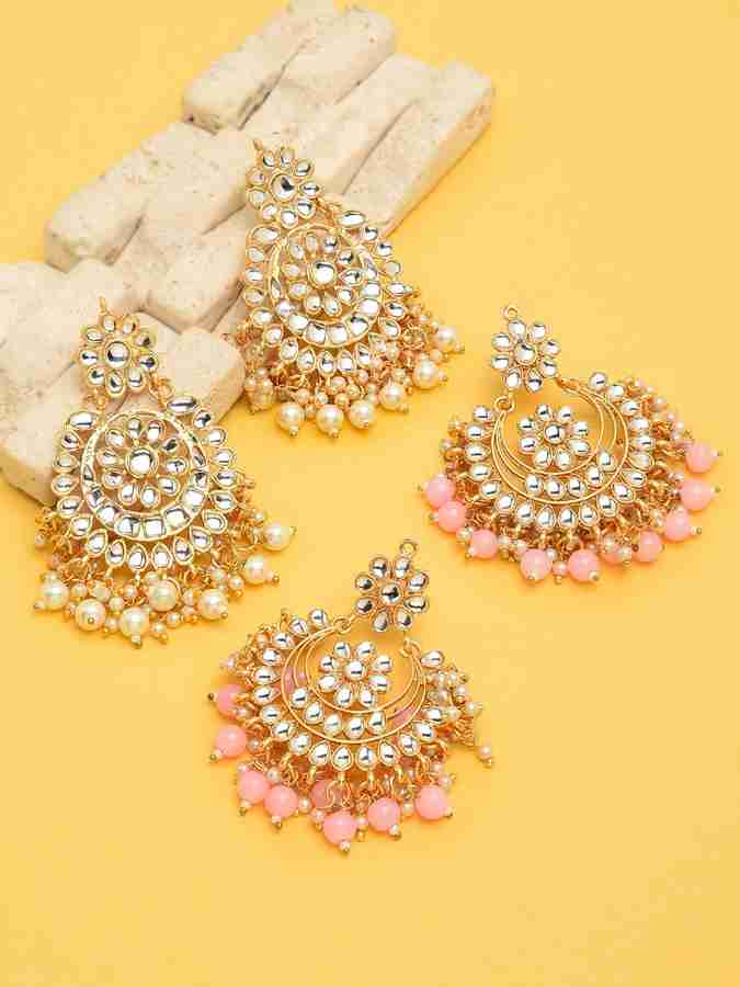 Buy ZAVERI PEARLS Combo of 2 Kundan Pearl Flipkart