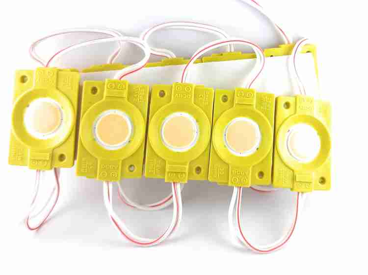 SAMAES 10 Pics 2.4 Watt 12 Volt DC YELLOW Color Coin Led Light Electronic  Hobby Kit Price in India - Buy SAMAES 10 Pics 2.4 Watt 12 Volt DC YELLOW  Color Coin