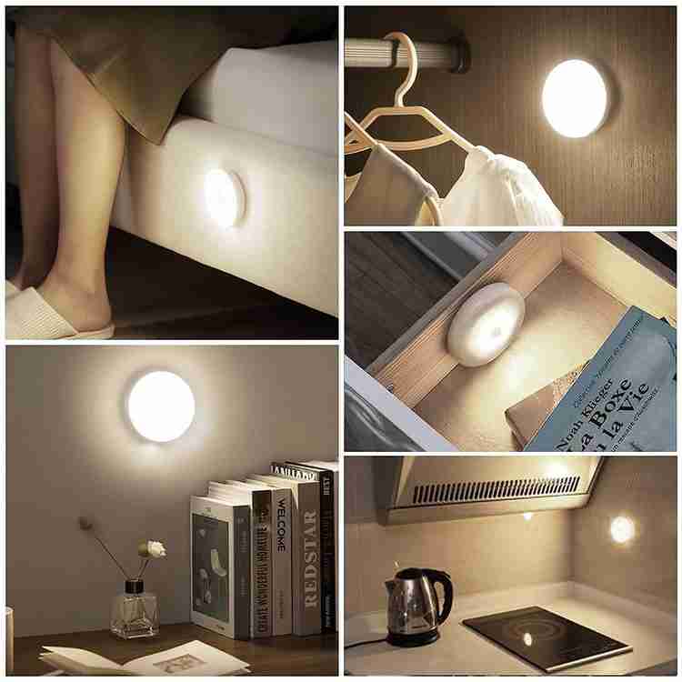 LAXIT Motion Sensor Light for Home with USB Charging Wireless Self