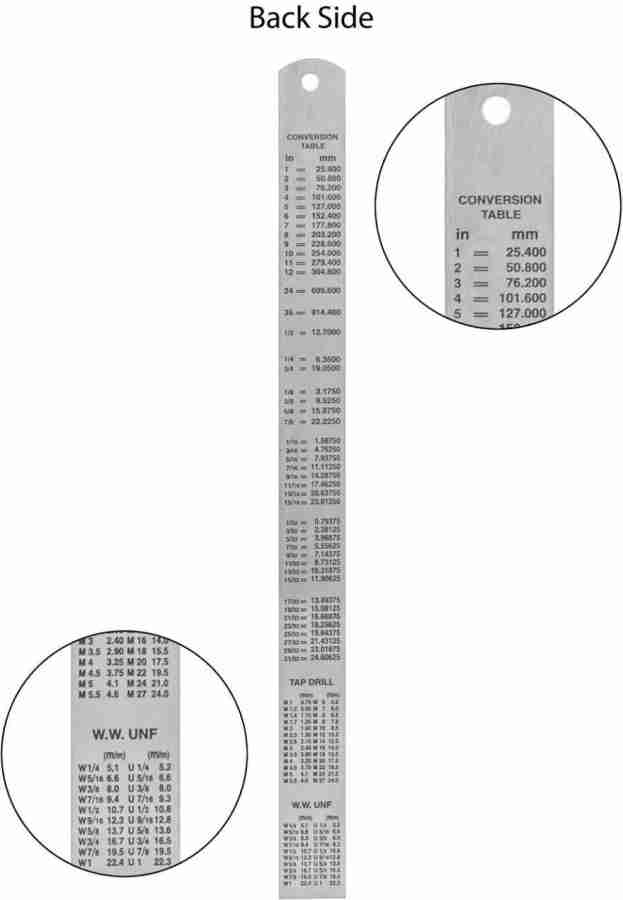 Steel scale clearance 12 inch price