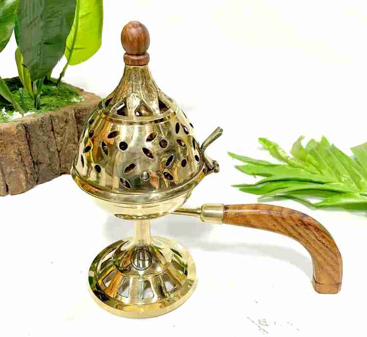 Brass Incense Holder Incense Burner, Brass Dhoop Box, Lamp, Brass Puja  Dhoopdani, Engraved Burner, Prayer Lamp, Home Fragrance -  Canada